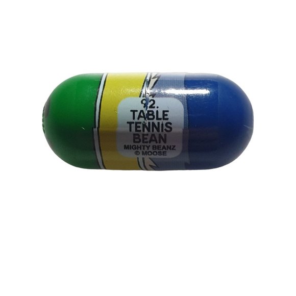 Mighty Beanz 92 Table Tennis Bean 2003 Series 2 Moose Entertainment - Picture 2 of 4
